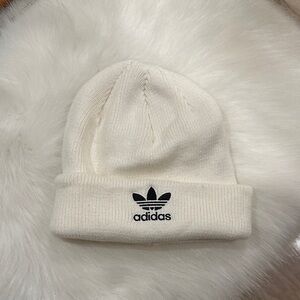 Adidas Off-White Knit Beanie